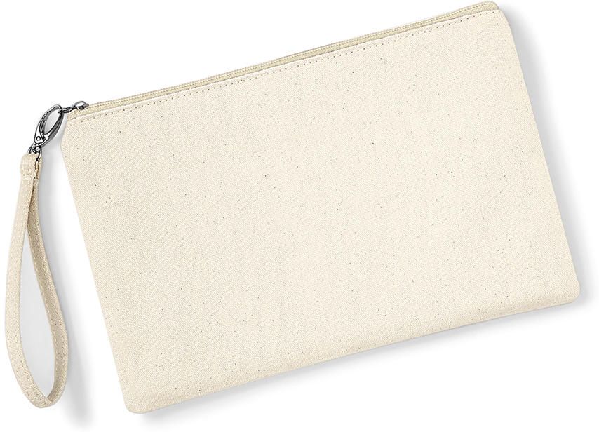 Τσαντάκι Χειρός W520 Westford Mill Canvas Pouch Natural/Natural