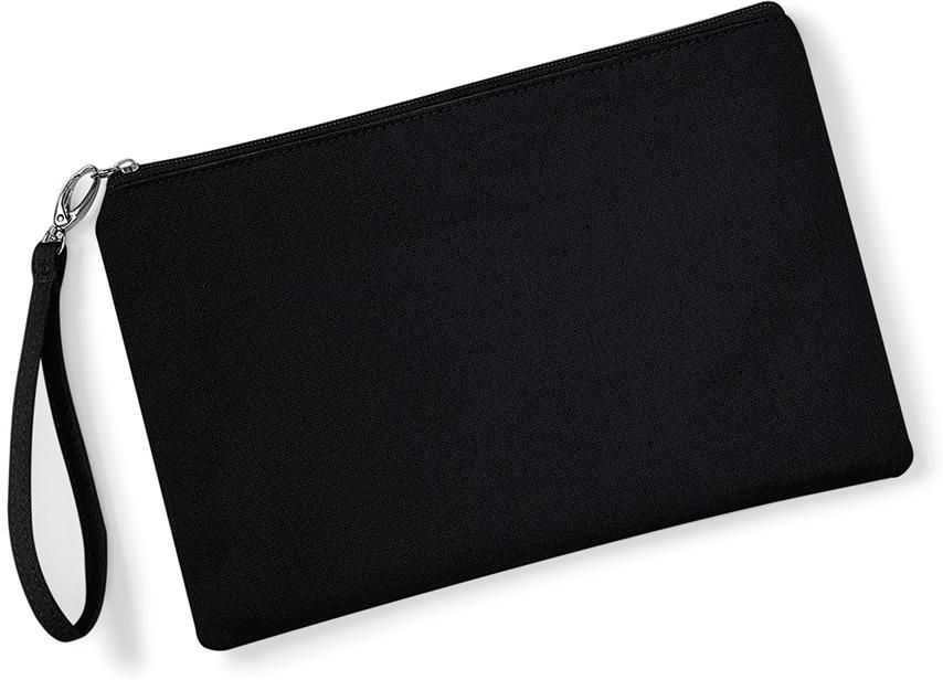 Τσαντάκι Χειρός W520 Westford Mill Canvas Pouch Black/Black