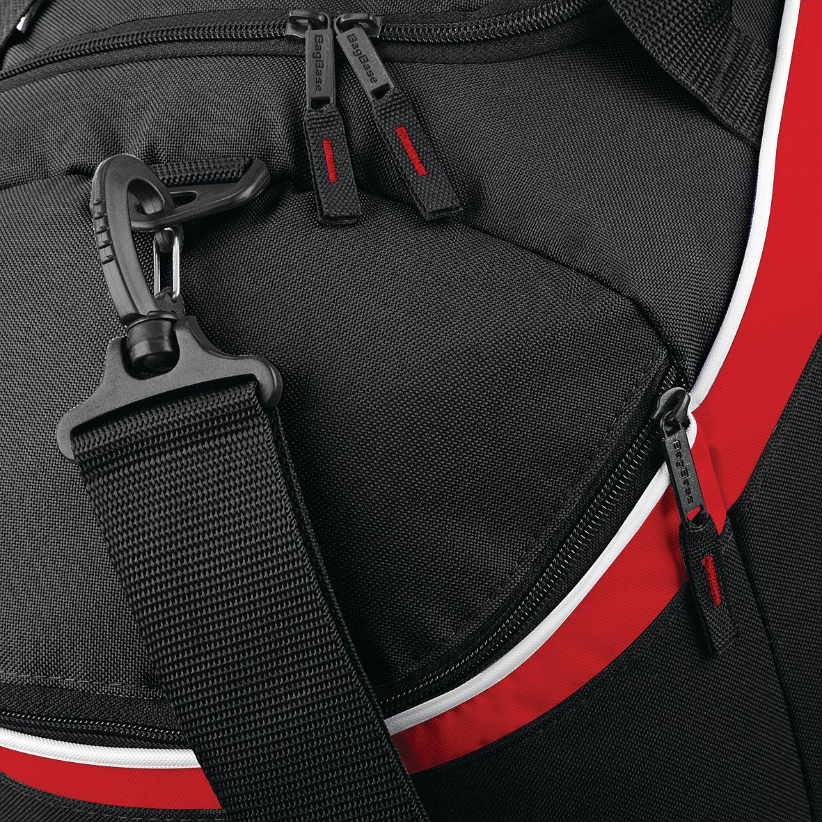 Σακ Βουαγιάζ Αθλητικό Bg572 Bagbase 54Lt Black Classic Red White Είδη Ταξιδιου Simple Wear