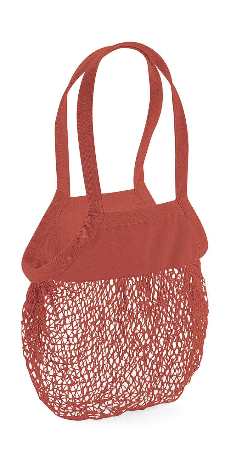 Τσάντα Δίχτυ Organic Cotton Mesh W150 Westford Mill Πορτοκαλί Rust