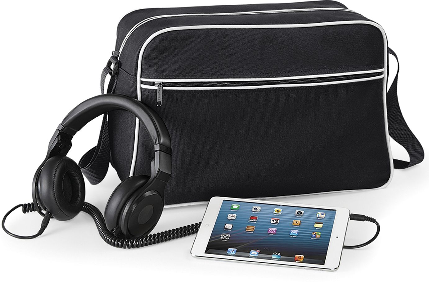 Τσάντα Ώμου Retro Bag BG14 Bag Base Black/White