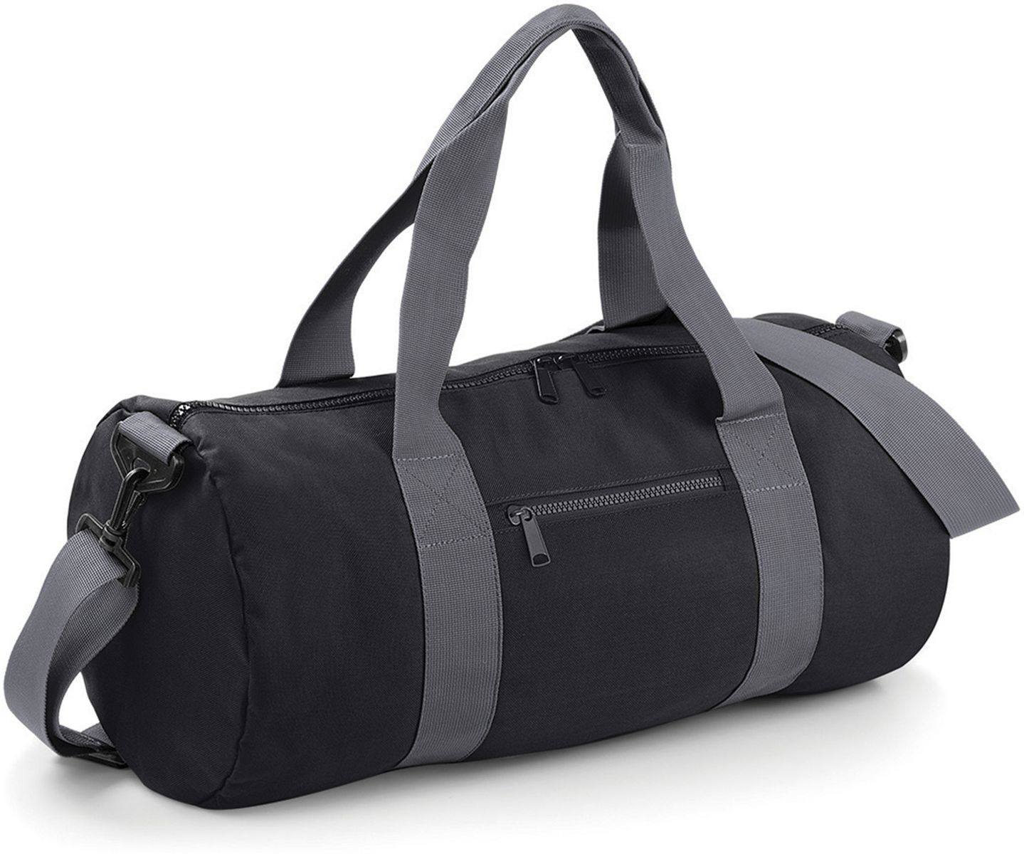 Τσάντα Σακ Βουαγιάζ BG140 BagBase Original Barrel Bag Black/Grey