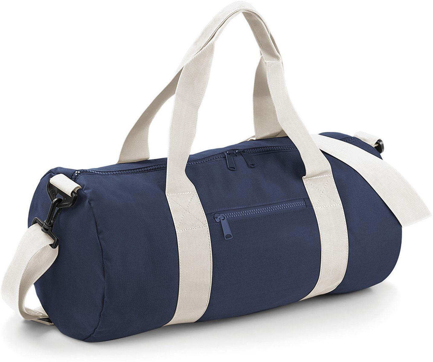 Τσάντα Σακ Βουαγιάζ BG140 BagBase Original Barrel Bag French Navy/Off White