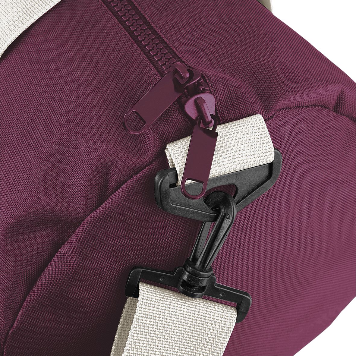 Τσάντα Σακ Βουαγιάζ Bg140 Bagbase Original Barrel Bag Burgundy Off White Είδη Ταξιδιου Simple Wear
