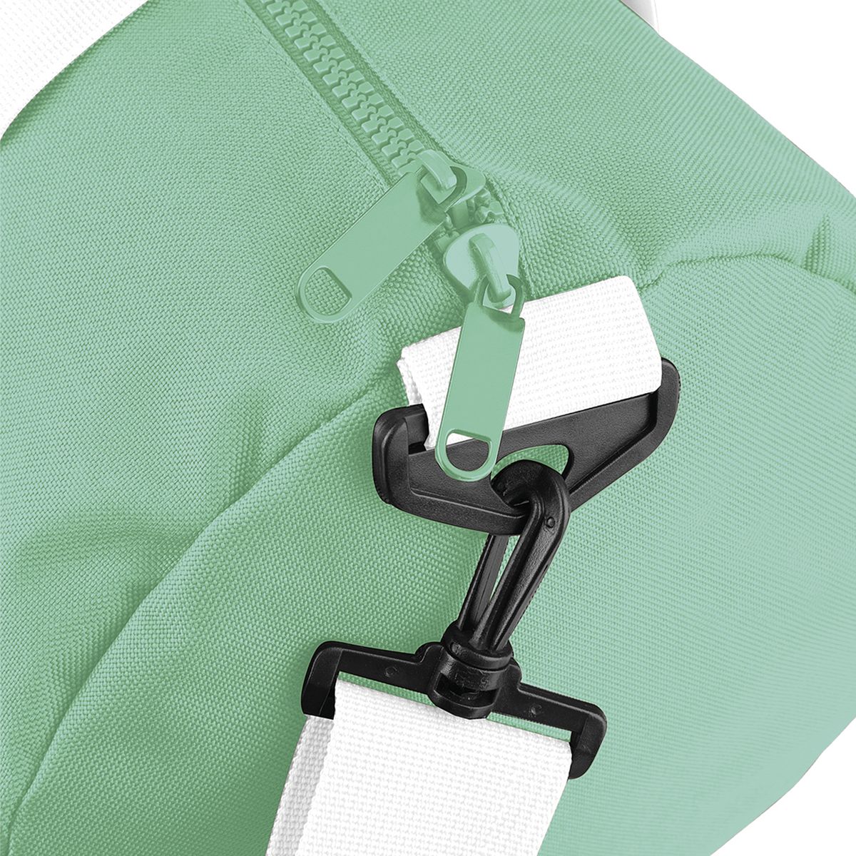 Τσάντα Σακ Βουαγιάζ Bg140 Bagbase Original Barrel Bag Mint Green White Είδη Ταξιδιου Simple Wear