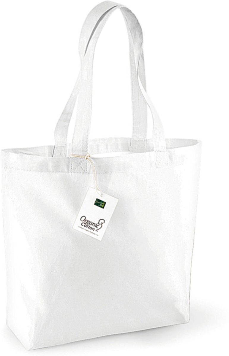 Τσάντα Shopping W180 Westford Mill Organic Cotton 16L White