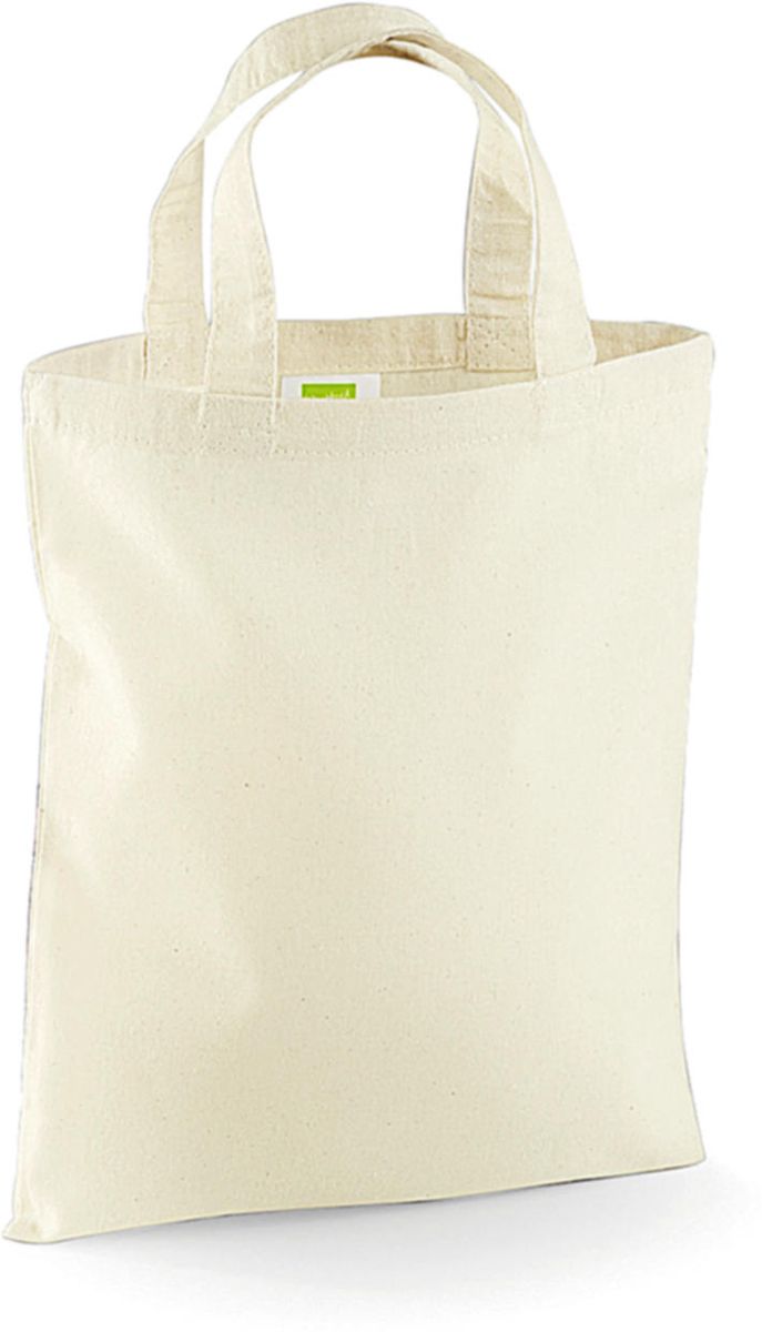 Τσάντα Χειρός W104 Westford Mill Mini 100% Cotton Natural