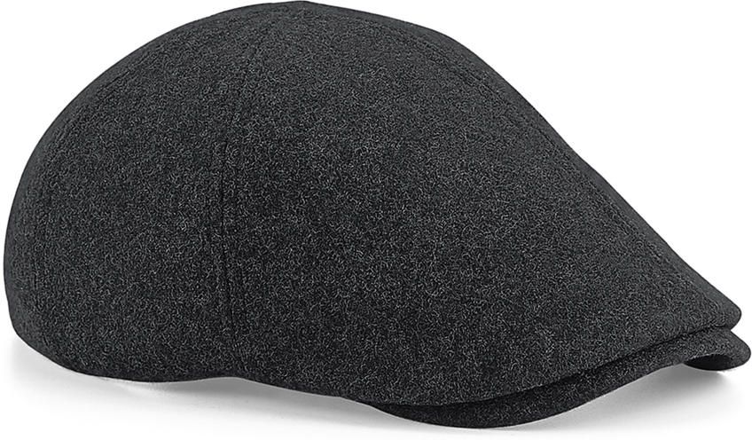 Τραγιάσκα B623 Beechfield Melton Wool Charcoal Marl