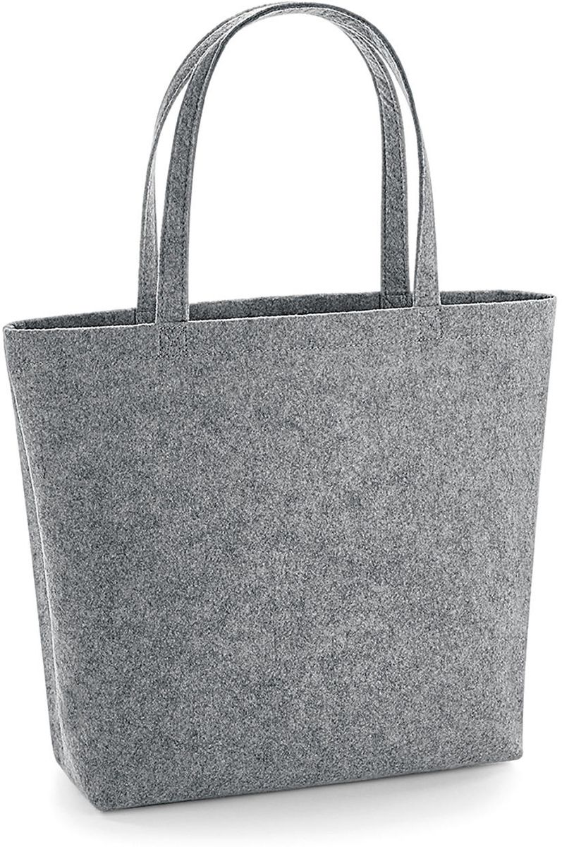 Τσάντα Shopping BG721 Bag Base Τσόχινη Grey Melange