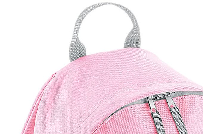 Mini Backpack Bag Bg125S Base Classic Pink Light Grey Είδη Ταξιδιου Τσάντες Πλάτης Simple Wear