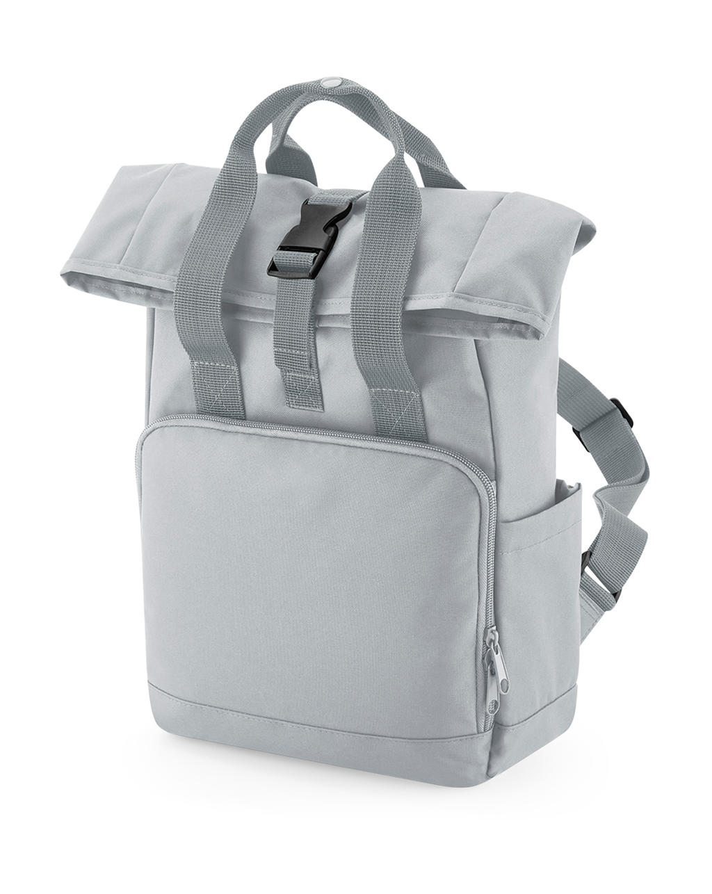 Τσάντα Πλάτης Recycled Mini Twin Handle Roll-Top BG118S Bag Base Light Grey