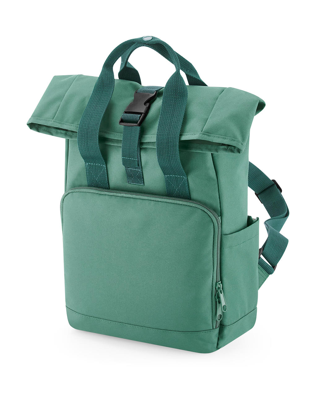 Τσάντα Πλάτης Recycled Mini Twin Handle Roll-Top BG118S Bag Base Sage Green