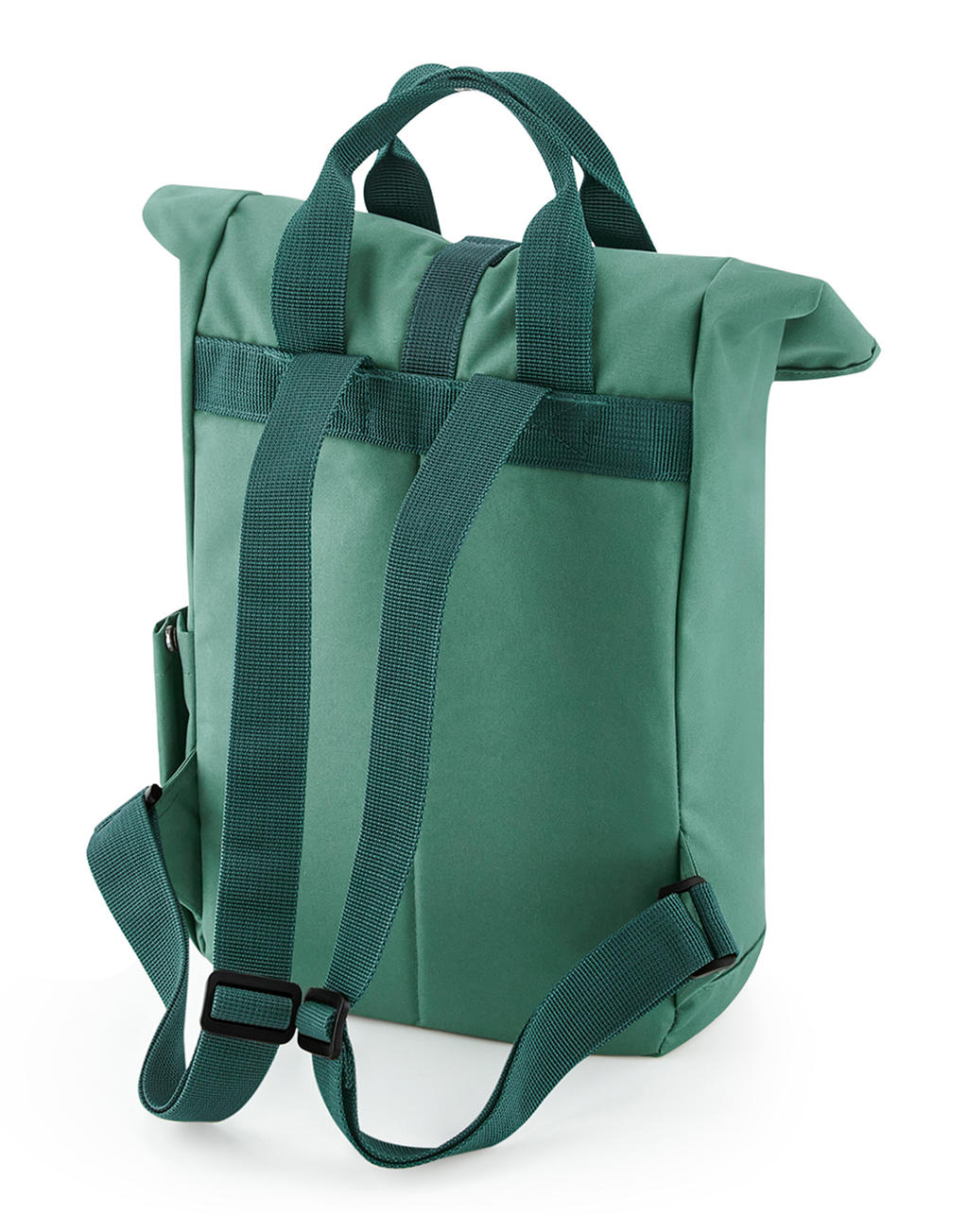 Τσάντα Πλάτης Recycled Mini Twin Handle Roll-Top Bg118S Bag Base Sage Green Είδη Ταξιδιου Τσάντες Simple Wear