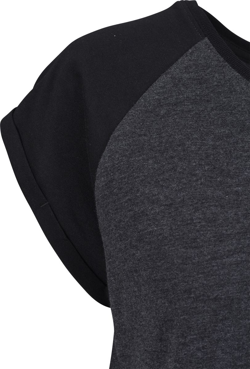 Γυναικείο T-Shirt TB1913 Urban Classics Charcoal/Black