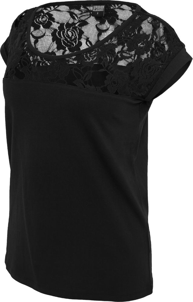 Γυναικείο T-Shirt Top Laces Urban Classics TB714 Black