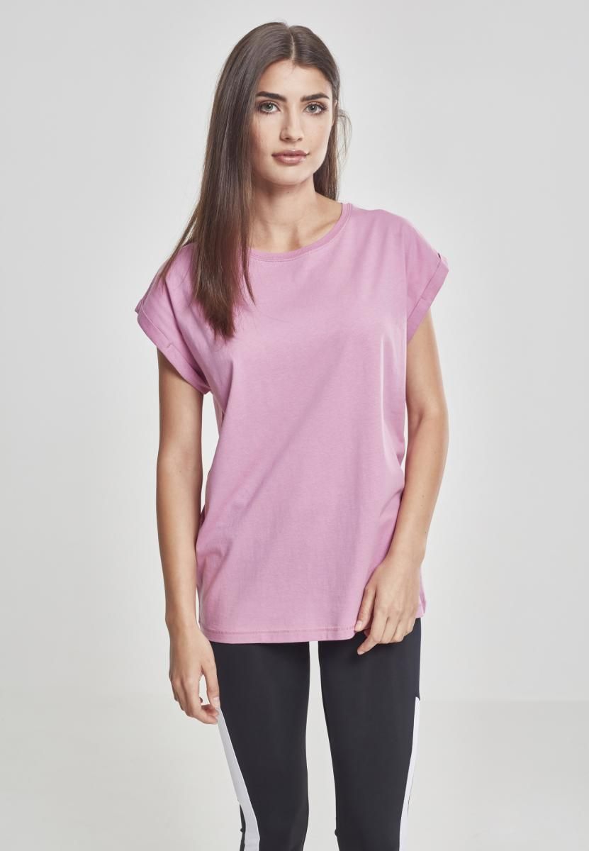 T-shirt TB771 Urban Classics Extended Shoulder Tee Cool Ροζ