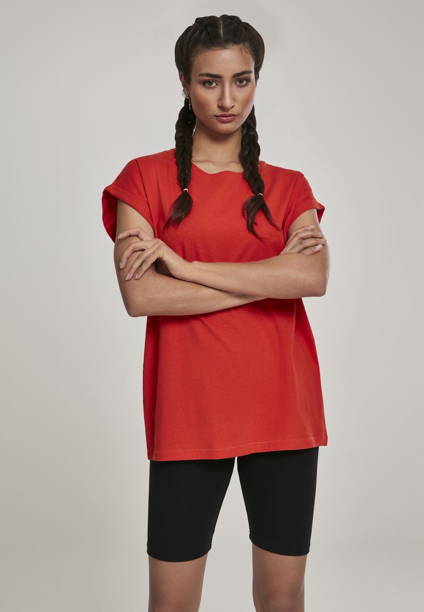 T-shirt TB771 Urban Classics Extended Shoulder Tee Bloodorange