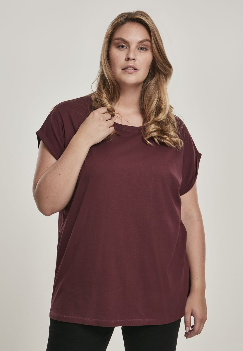 T-shirt Extended Shoulder Tee TB771 Urban Classics redwine