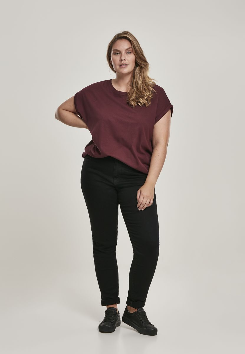 T-shirt Extended Shoulder Tee TB771 Urban Classics redwine