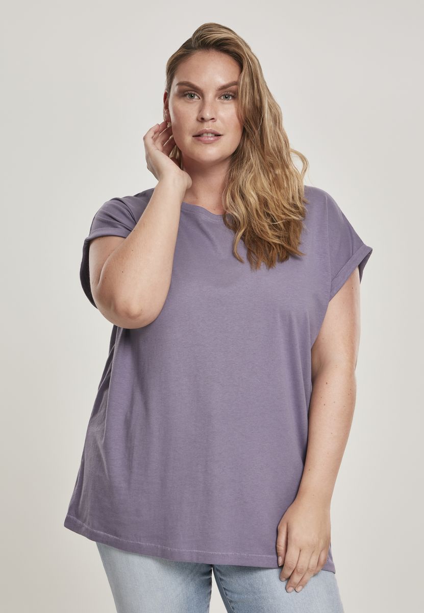 T-shirt TB771 Urban Classics Extended Shoulder Tee Dustypurple