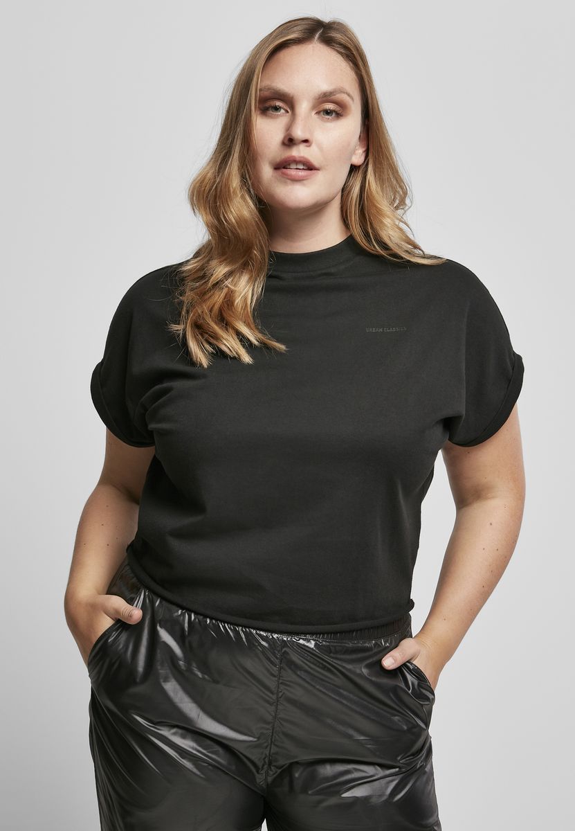 Γυναικείο T-Shirt Short Oversized TB4010-00007 Urban Classics Black Μαύρο