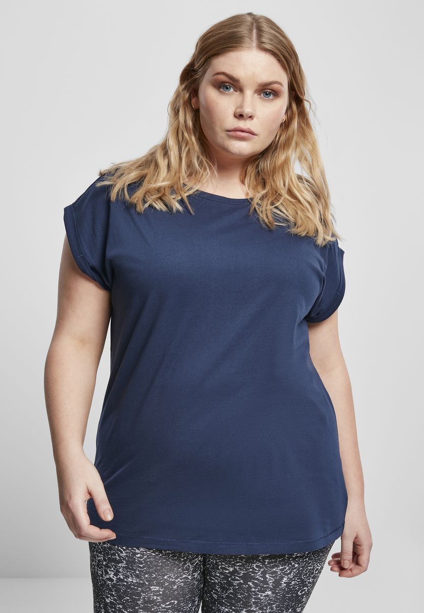 T-shirt TB771 Urban Classics Extended Shoulder Tee dark blue