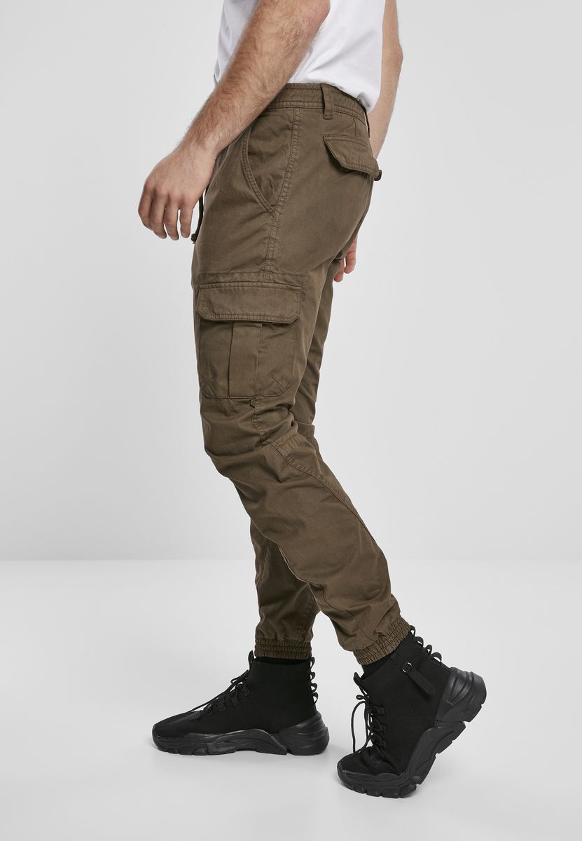 Παντελόνι Cargo Jogging Tb1268-02748 Urban Classics Dark Ground Καφέ ανδρικά Παντελόνια Simple Wear