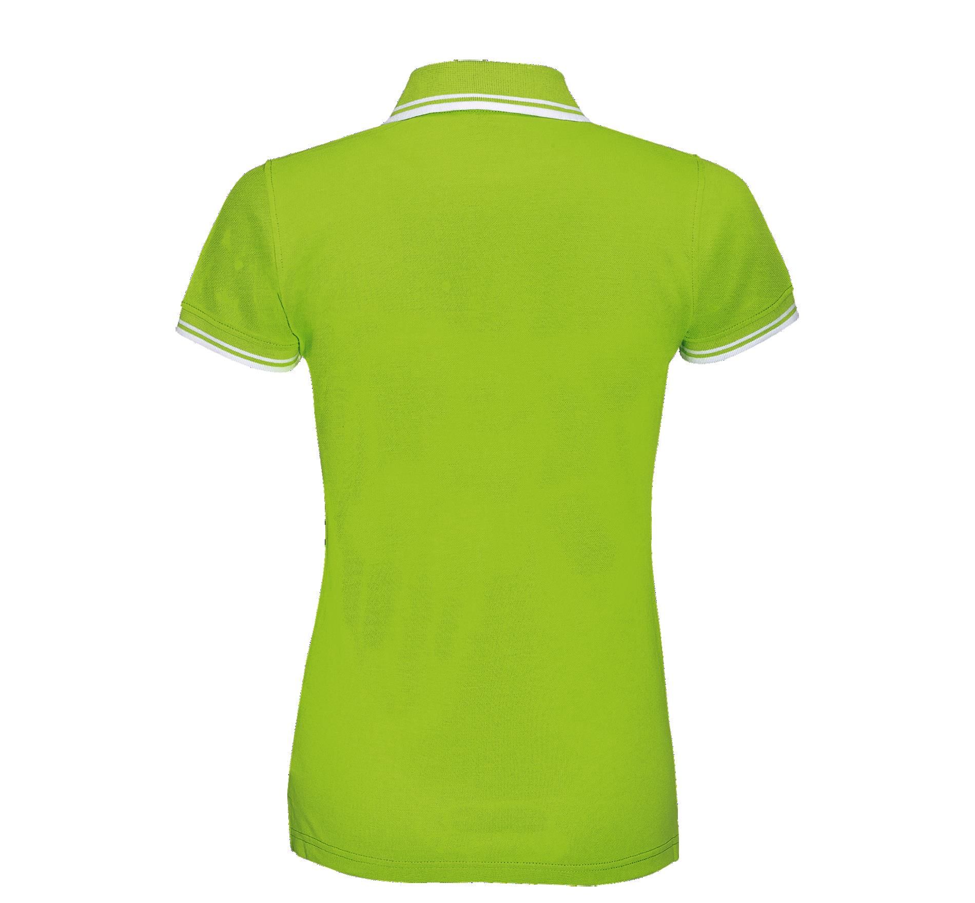 Γυναικείο Πόλο Πικέ 00578 SOL'S Pasadena Lime/White