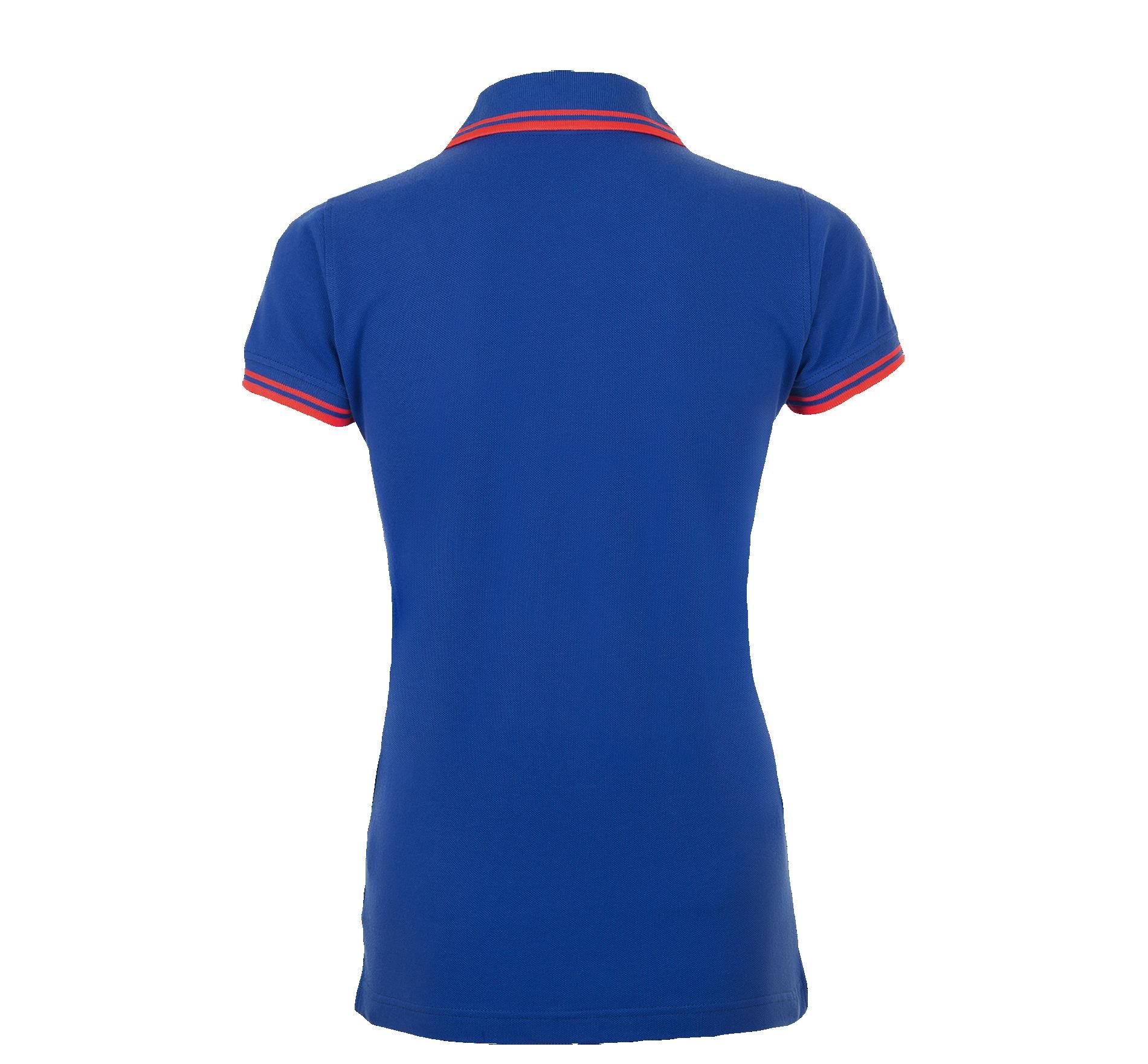 Γυναικείο Πόλο Πικέ 00578 SOL'S Pasadena Royal Blue/Neon Coral