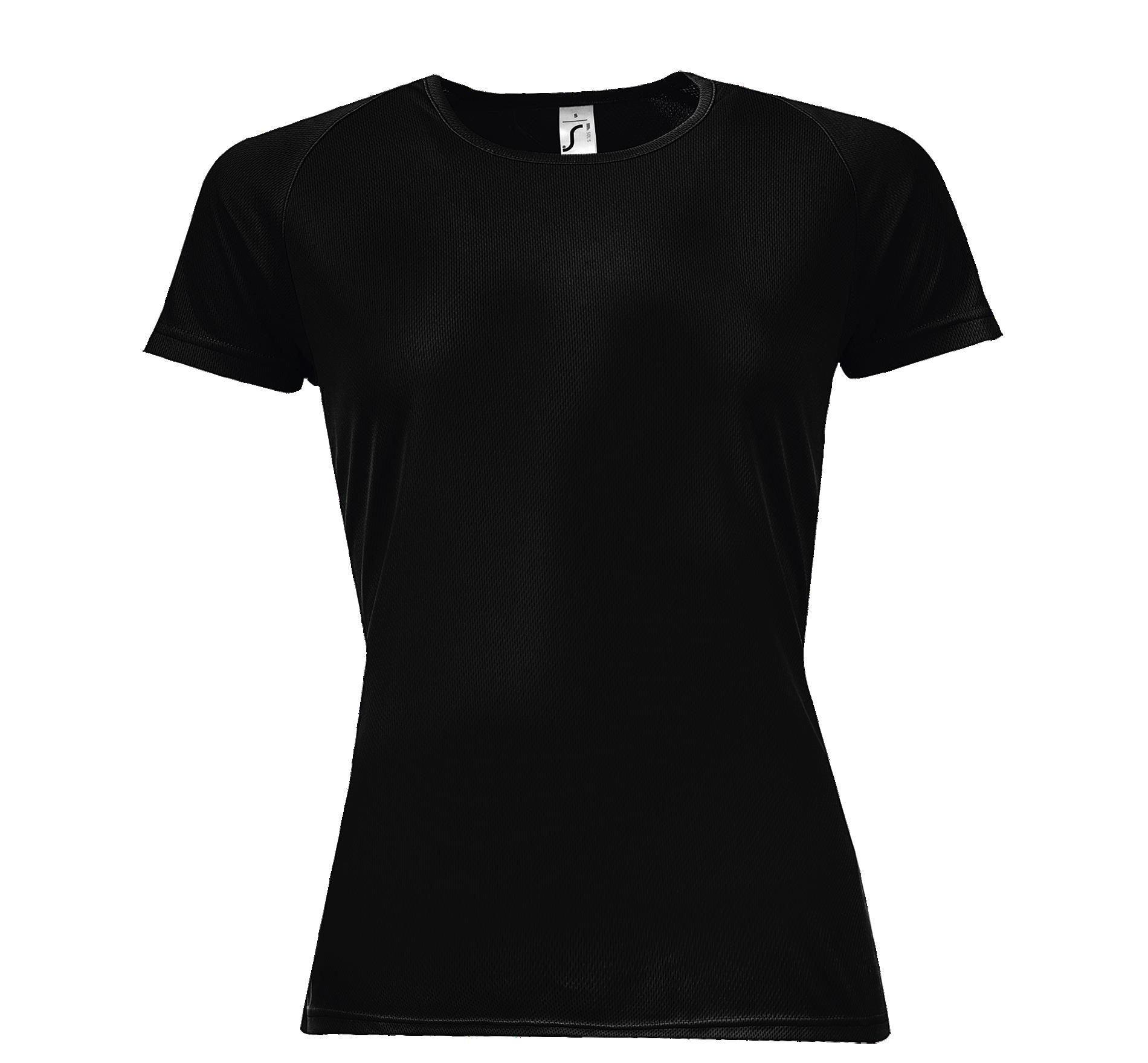 Γυναικείο T-Shirt Sporty 01159-312 SOL'S Aqua Black