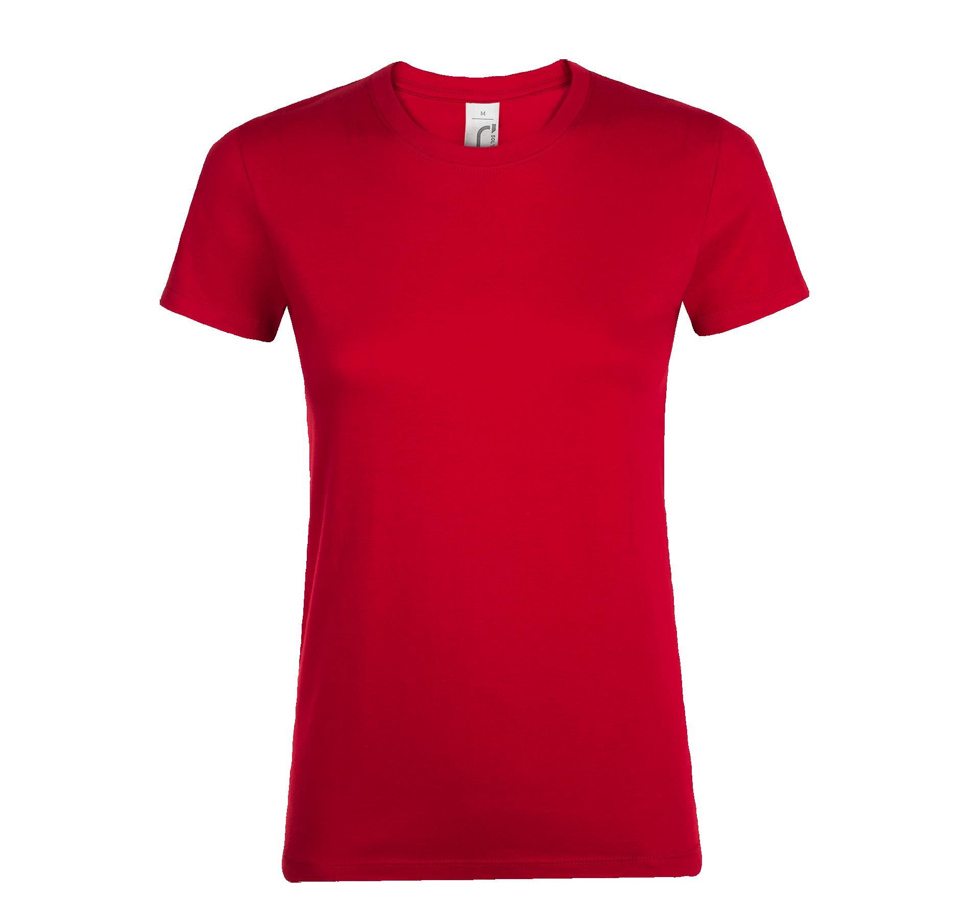 Γυναικείο T-shirt 01825 SOL'S Regent Women Red