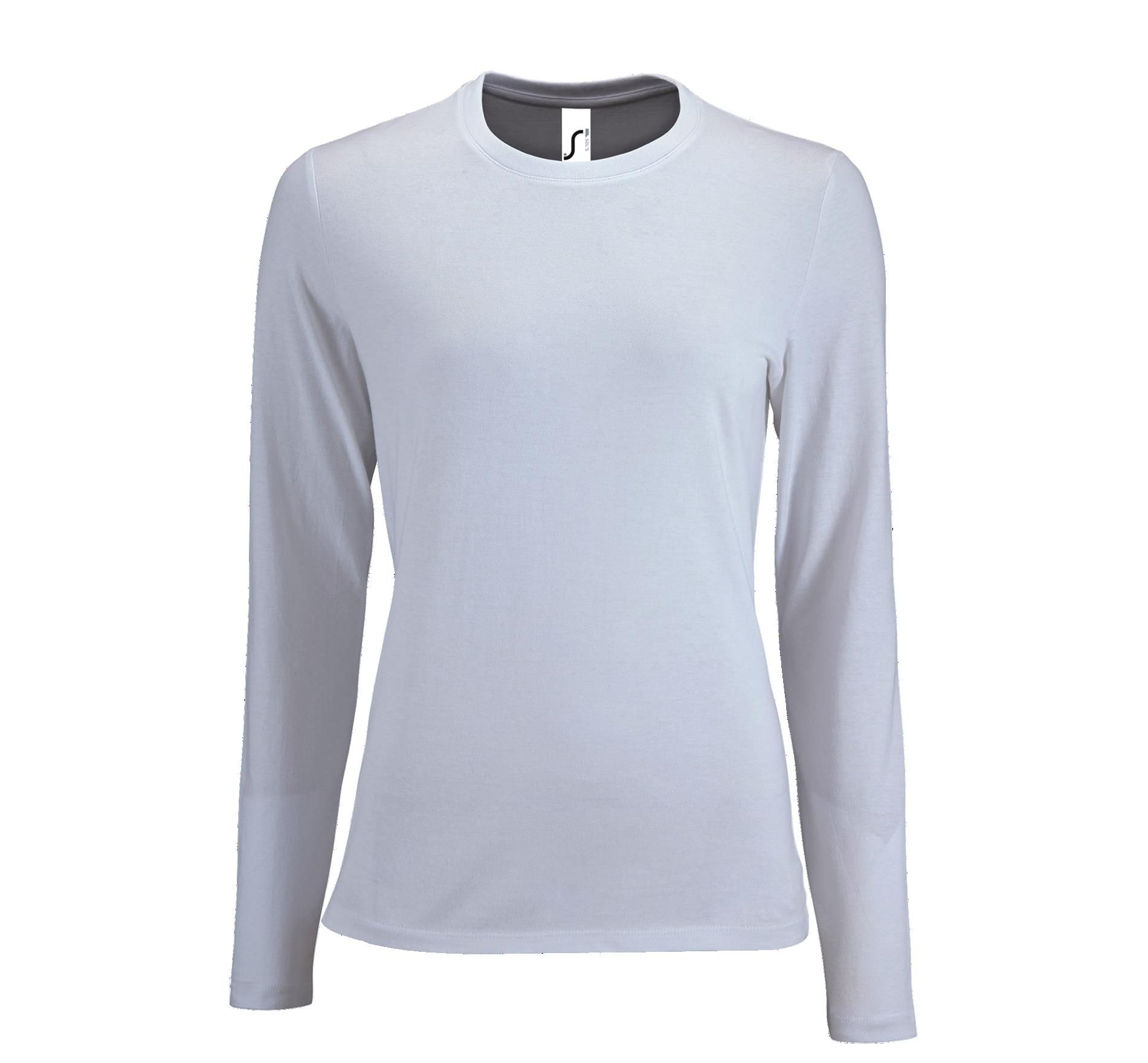 Γυναικείο T-shirt Μακρυμάνικο 02075 SOL'S Imperial LSL Women White