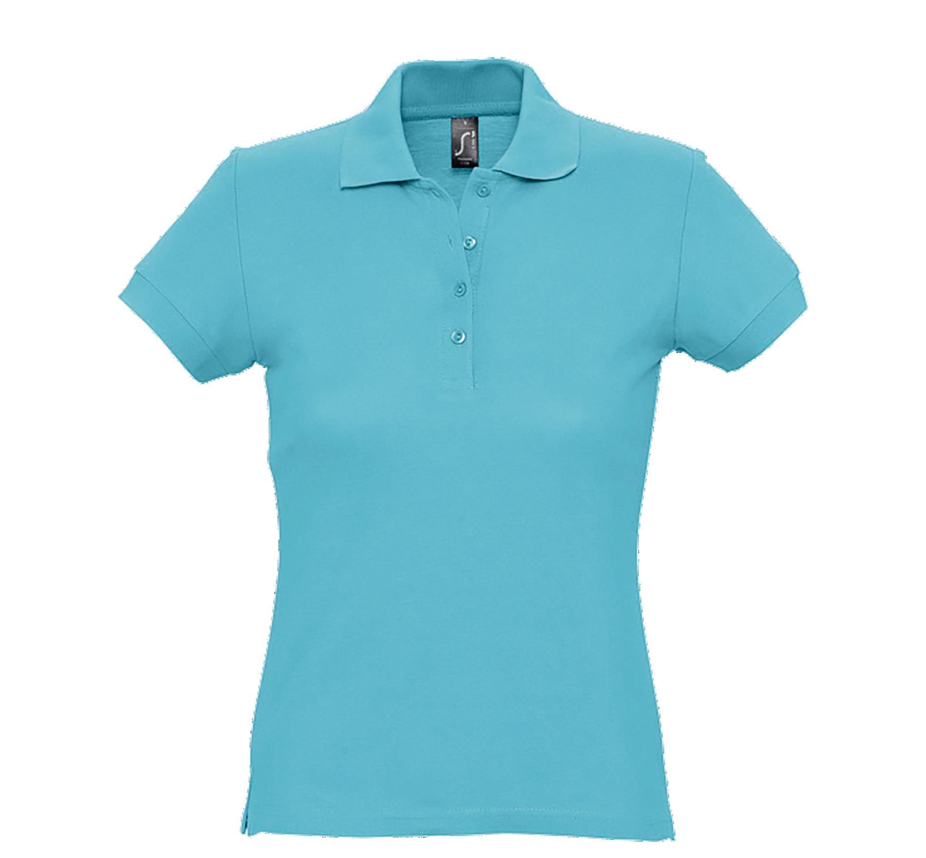 Γυναικείο πόλο πικέ Passion SOLS 11338 Atoll Blue