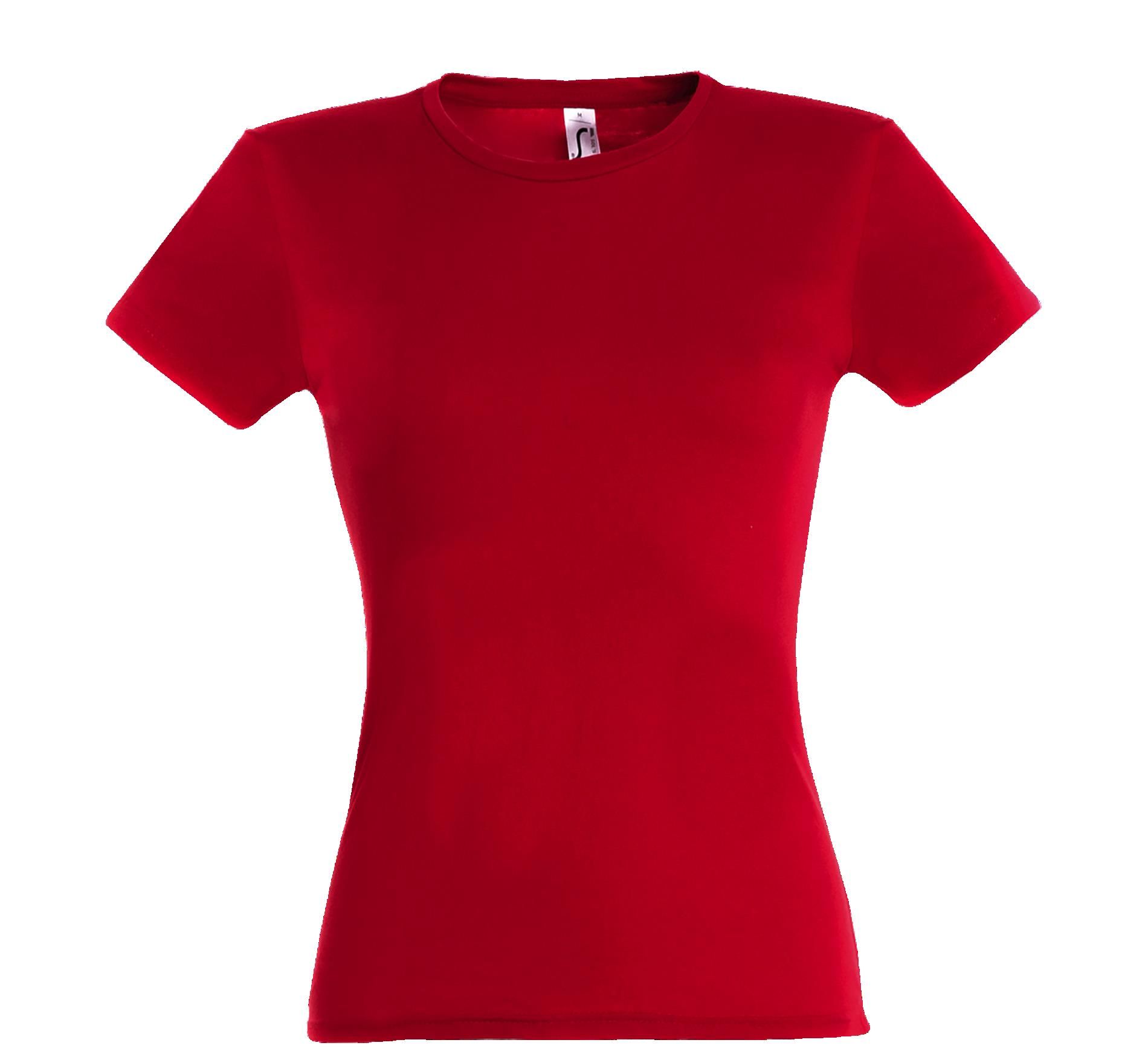 Γυναικείο T-shirt Miss SOLS 11386-145 Red