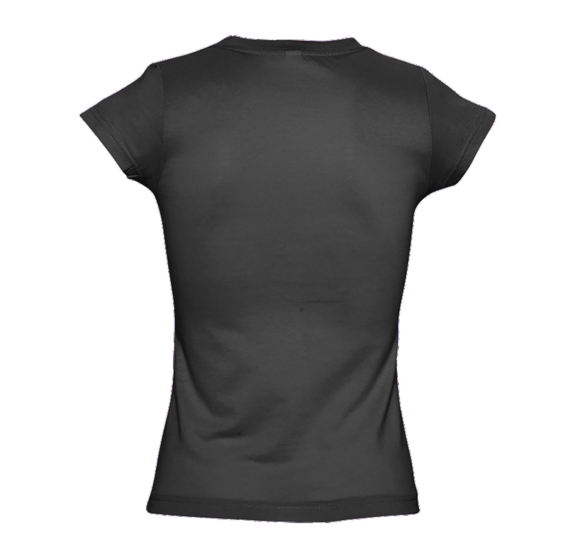 Γυναικείο T-shirt με Λαιμόκοψη V 11388 SOL'S Moon Dark Grey