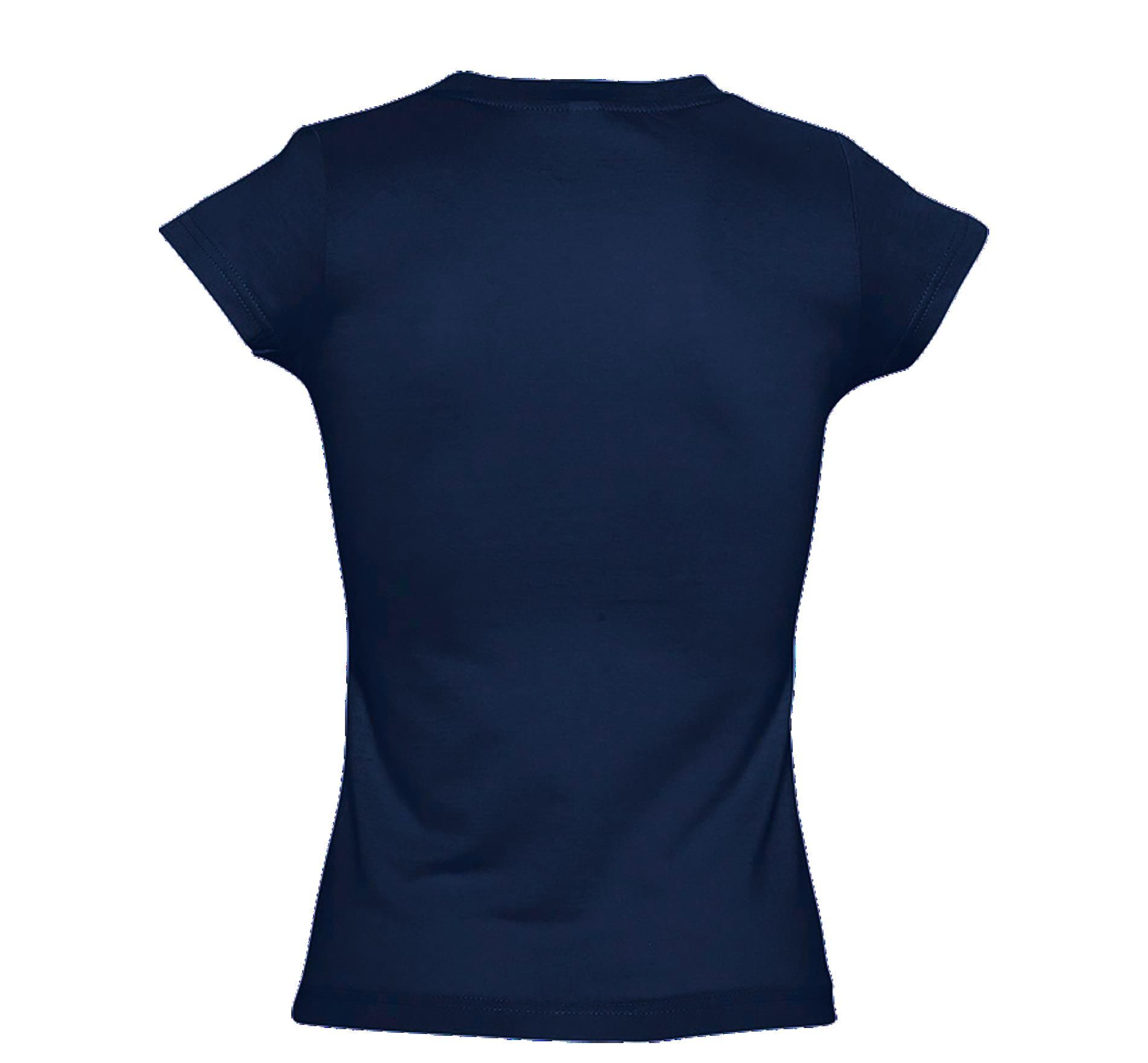 Γυναικείο T-shirt με Λαιμόκοψη V 11388 SOL'S Moon French Navy