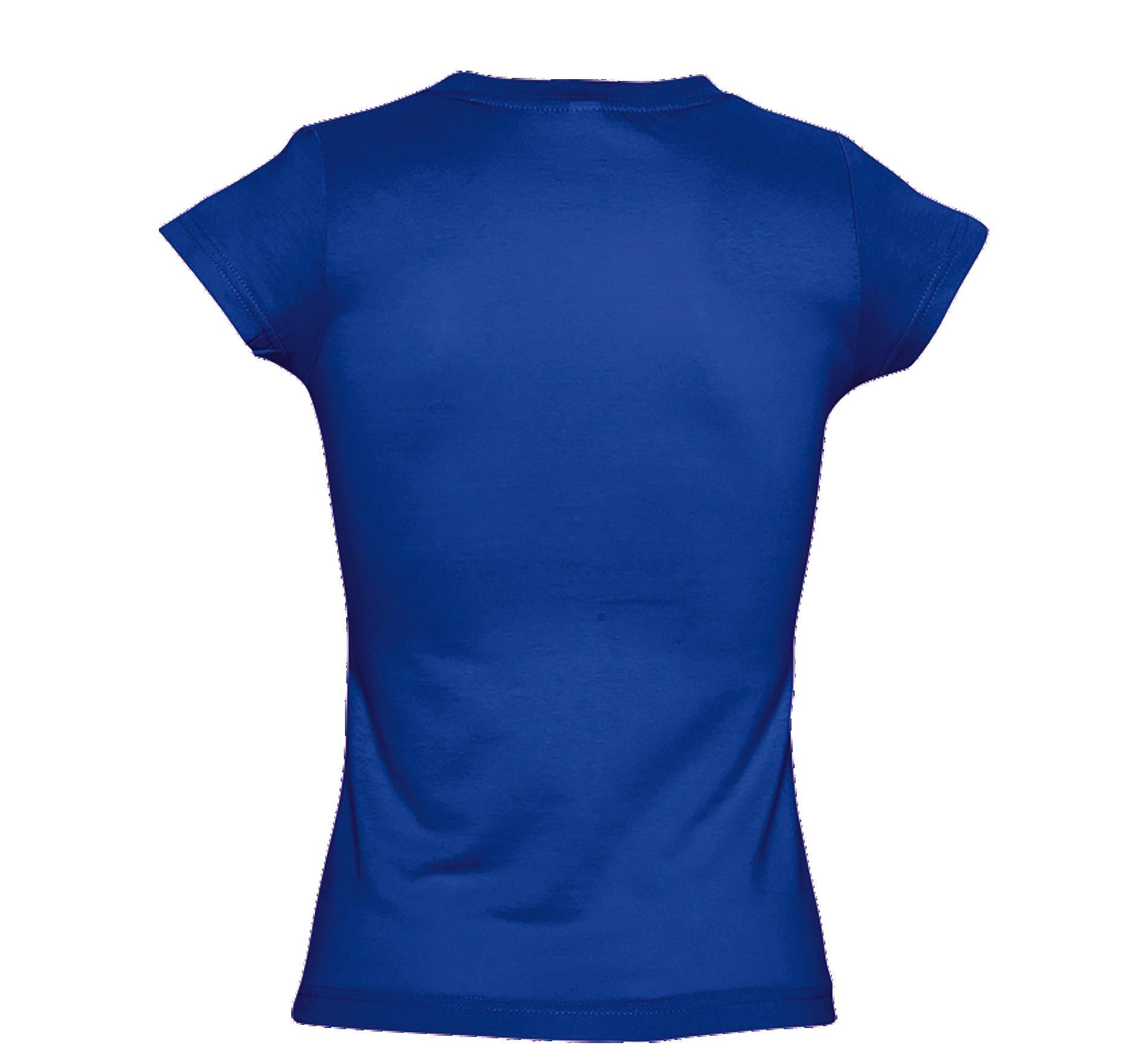 Γυναικείο T-shirt με Λαιμόκοψη V 11388 SOL'S Moon Royal Blue