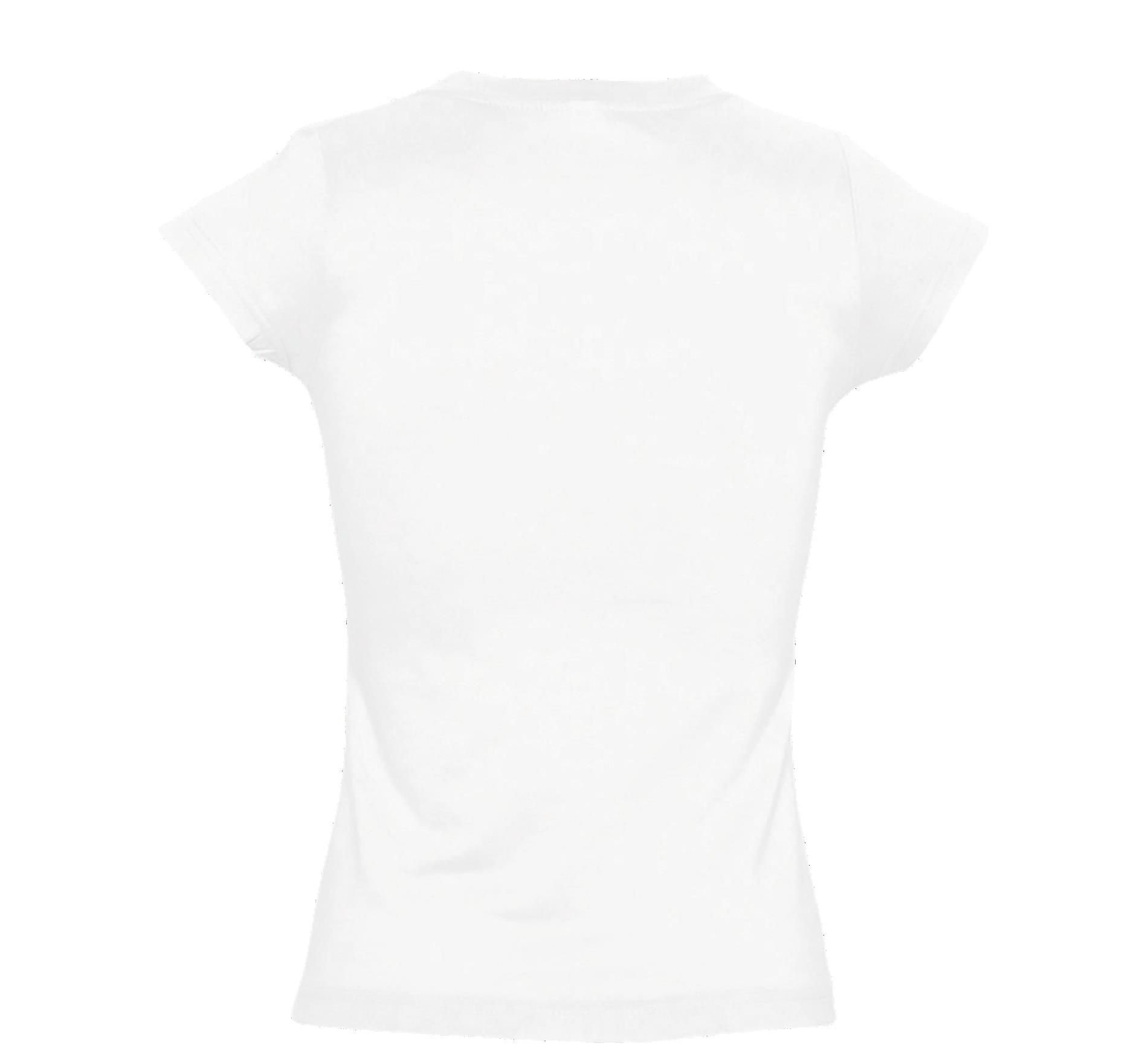 Γυναικείο T-shirt με Λαιμόκοψη V 11388 SOL'S Moon White