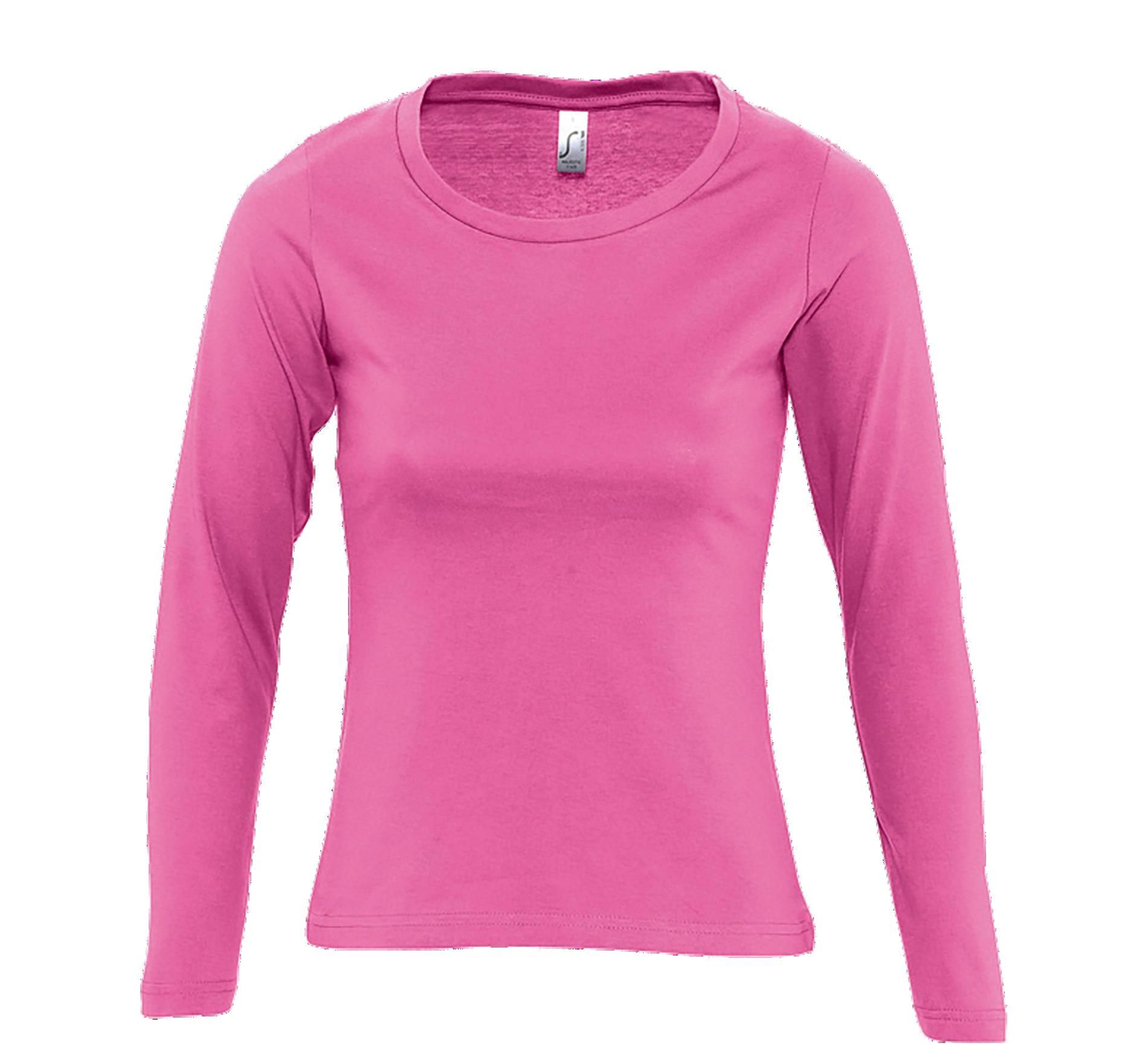 Γυναικειο μακρυμάνικο T-shirt Majestic SOLS 11425-136 Orchid Ροζ
