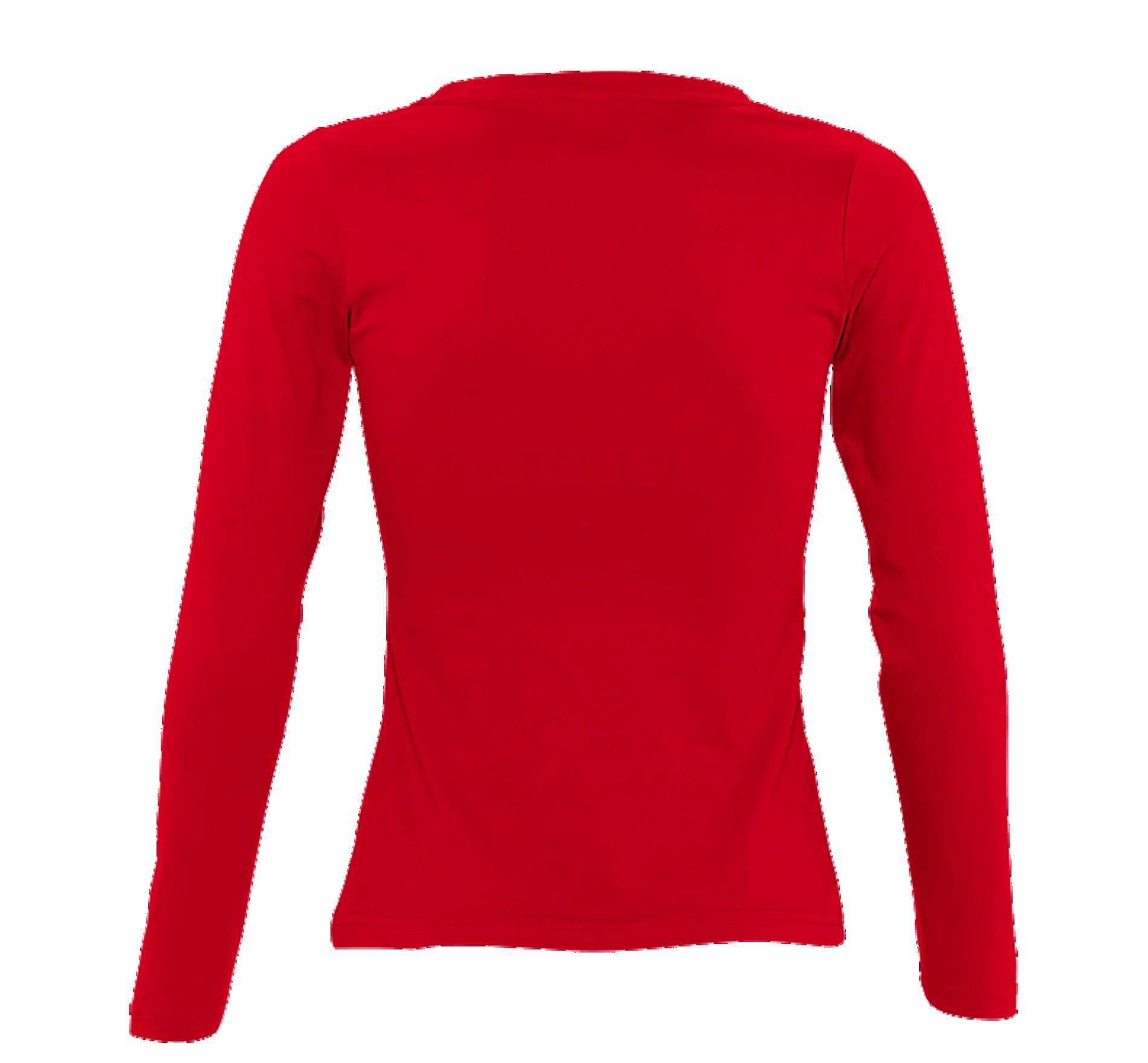 Γυναικείο Μακρυμάνικο T-shirt 11425-145 Sol's Majestic Red