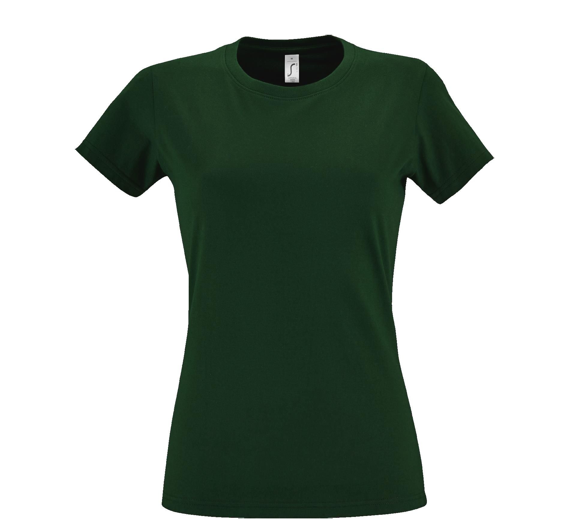 Γυναικείο T-shirt 11502 SOL'S Imperial Women Bottle Green