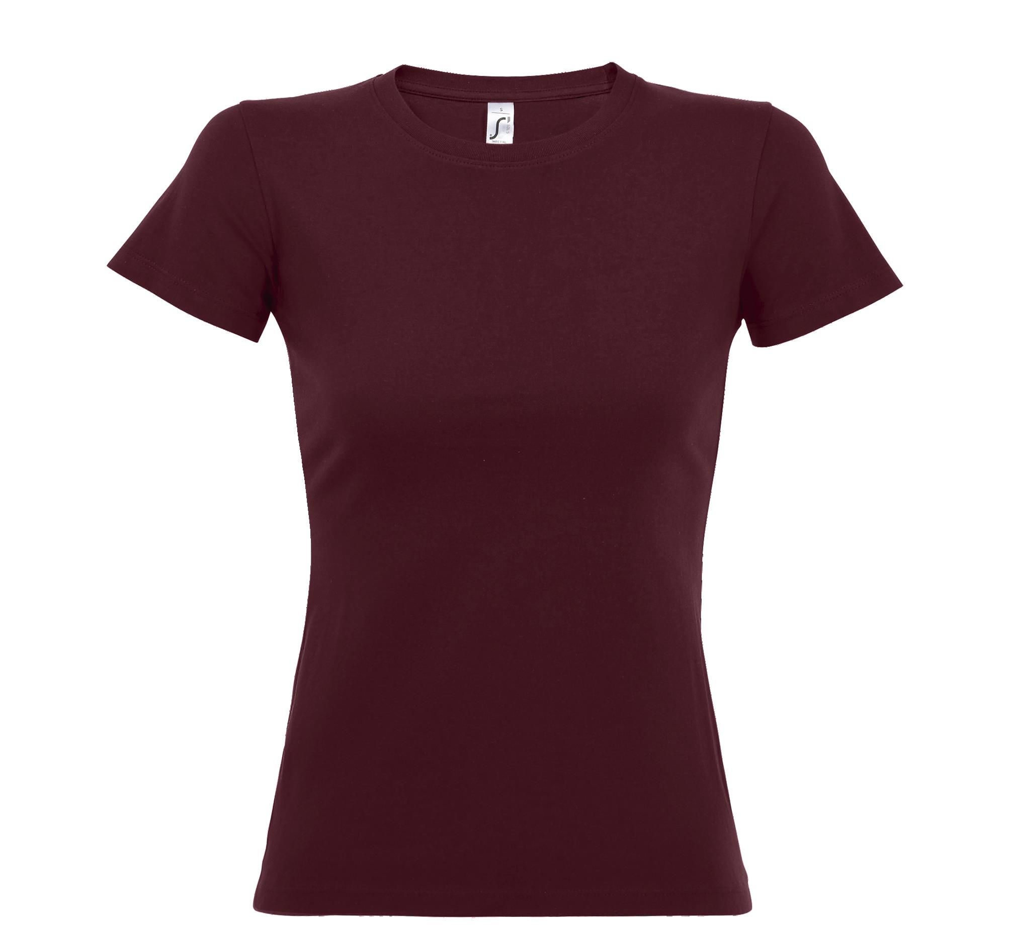 Γυναικείο T-shirt 11502 SOL'S Imperial Women Burgundy
