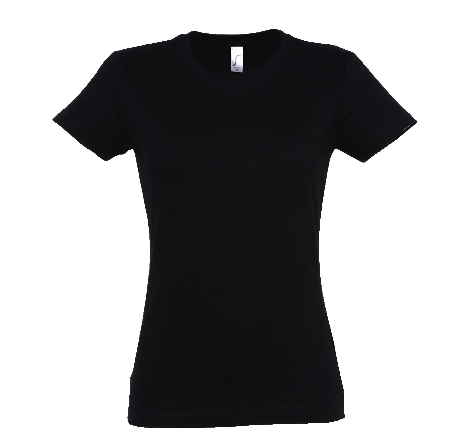 Γυναικείο T-shirt 11502 SOL'S Imperial Women Deep Black