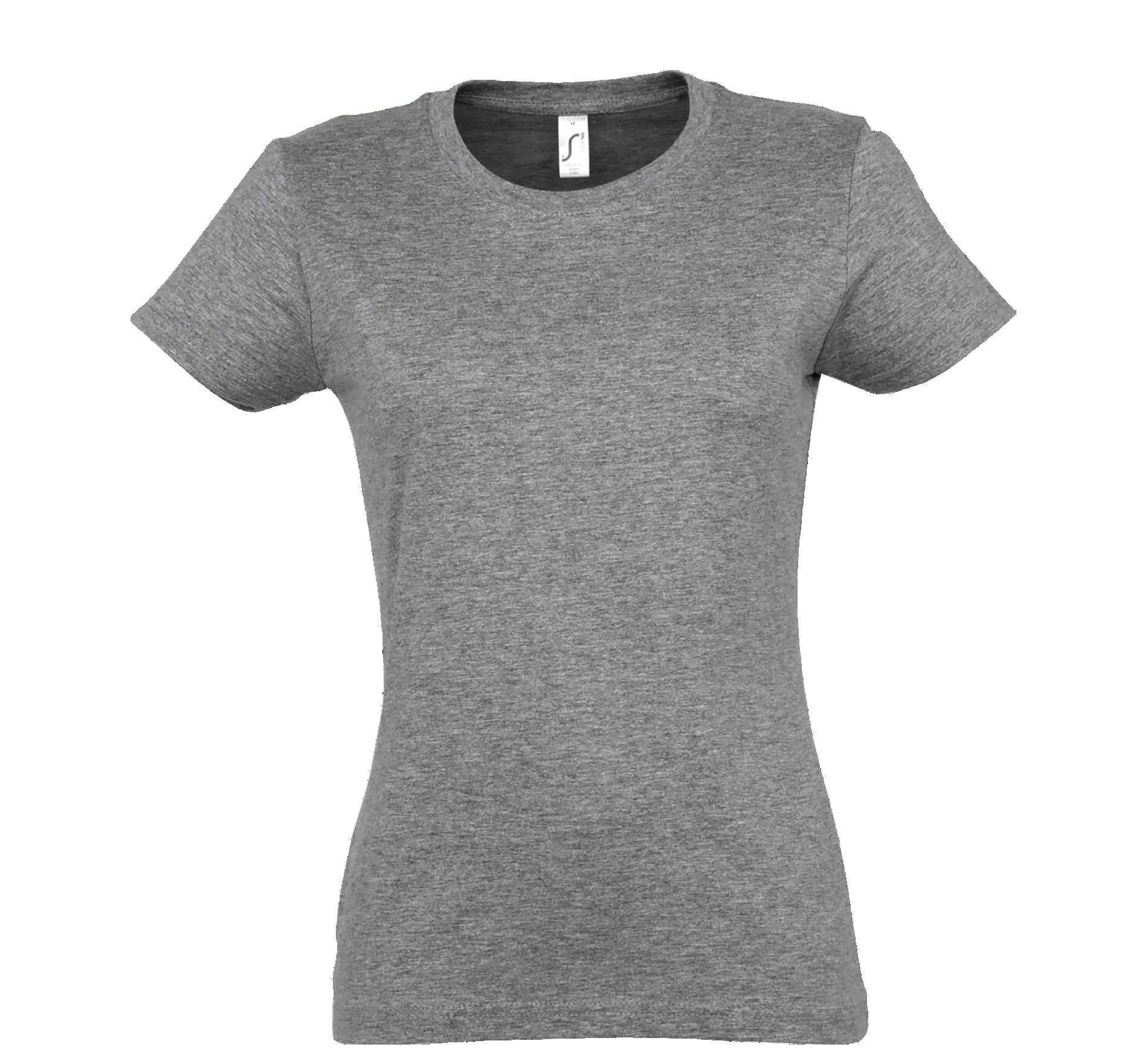 Γυναικείο T-shirt 11502 SOL'S Imperial Women Grey Melange