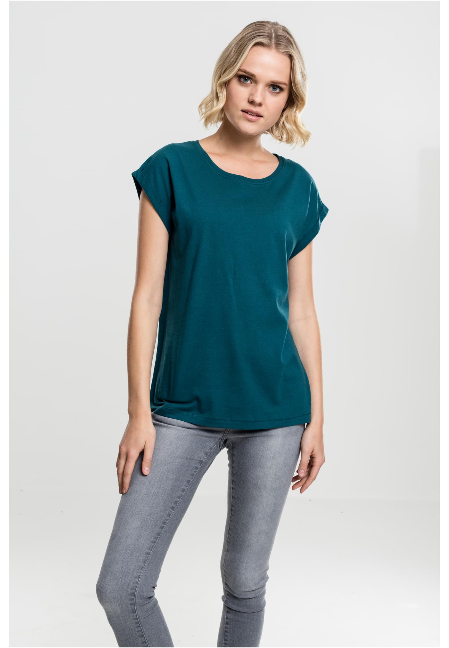 T-shirt TB771 Urban Classics Extended Shoulder Tee Teal