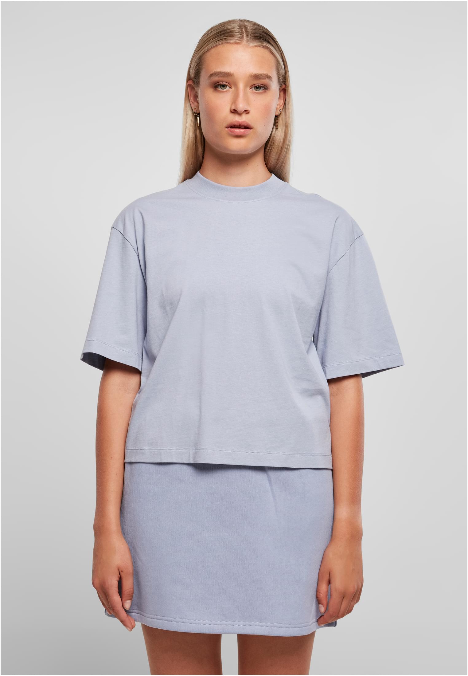 Ladies Organic Oversized Tee Urban Classics TB4077-03679 violablue