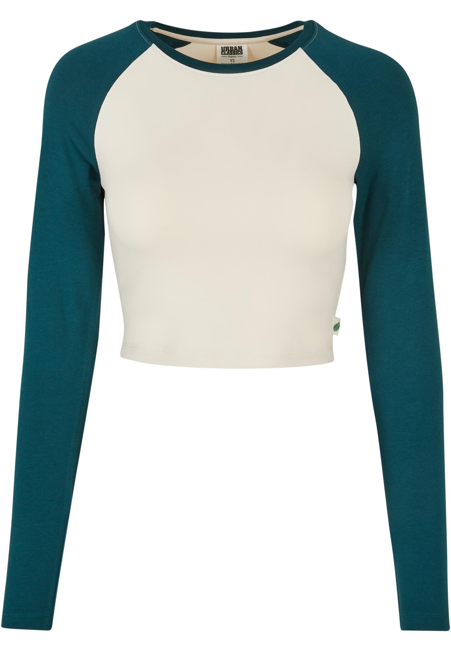 Γυναικεία Μακρυμάνικη Μπλούζα Cropped Retro Baseball TB5471 Urban Classics Whitesand/Jasper
