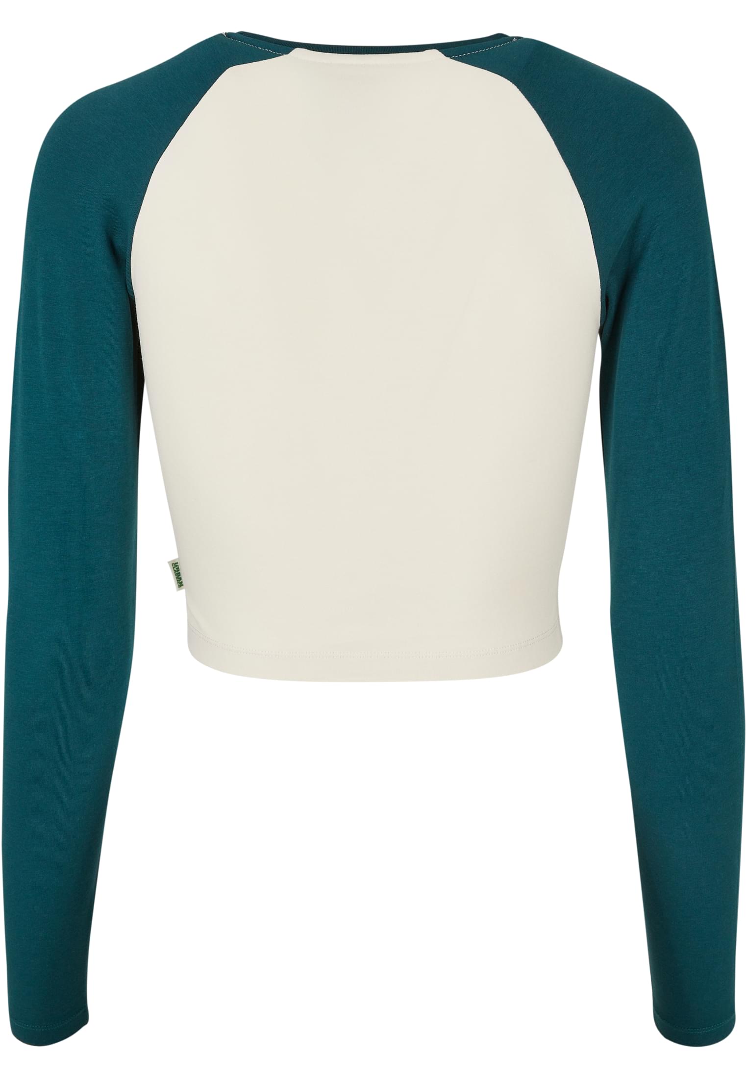 Γυναικεία Μακρυμάνικη Μπλούζα Cropped Retro Baseball Tb5471 Urban Classics Whitesand Jasper γυναικεία Basic T-Shirts Simple Wear Μπλουζάκια 
