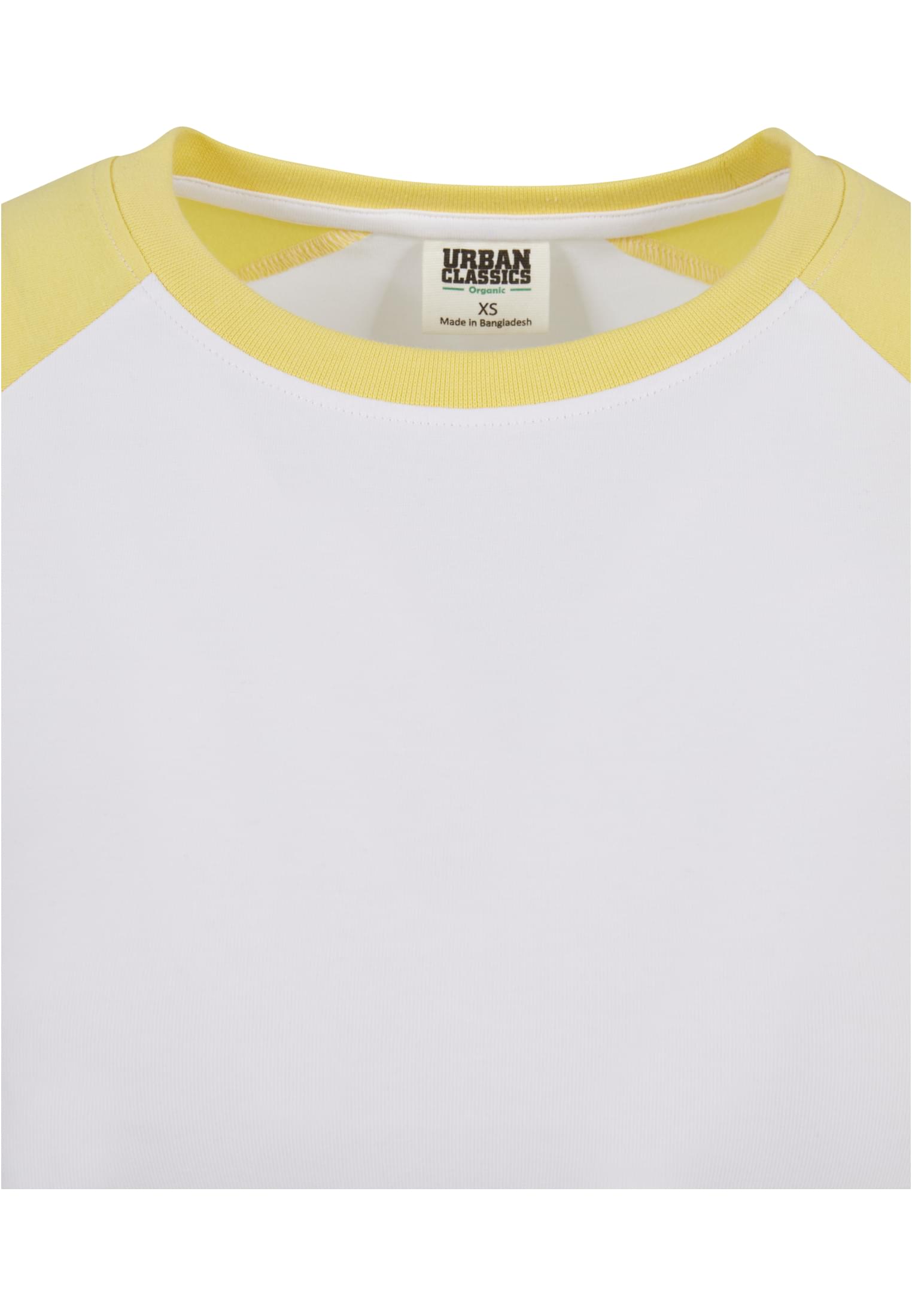Γυναικείο T-Shirt Organic Stretch Retro Baseball TB5075 Urban Classics White/Vintagesun