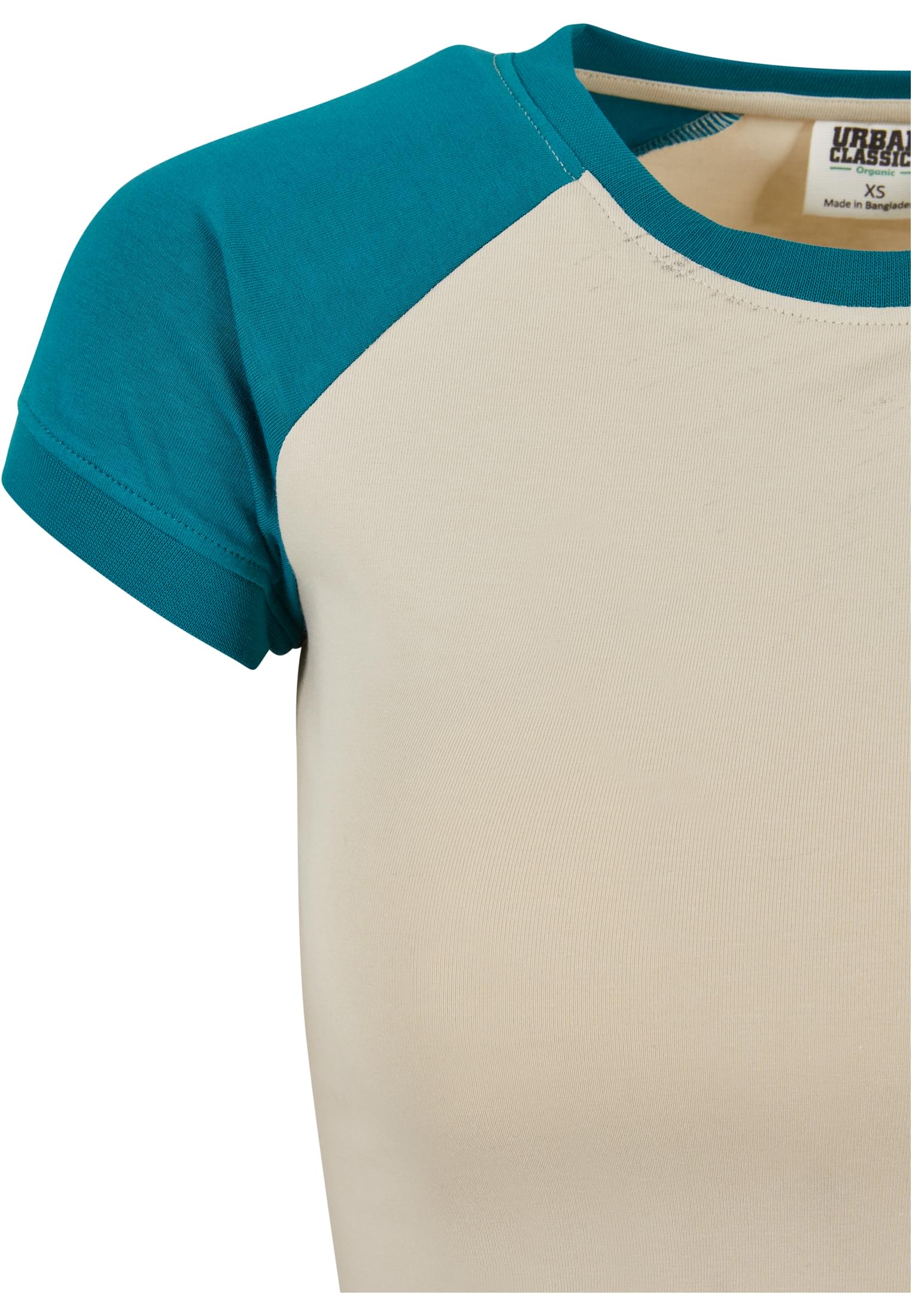 Γυναικείο T-Shirt Retro Baseball TB5075 Urban Classics Organic Stretch Short Softseagrass/Watergreen